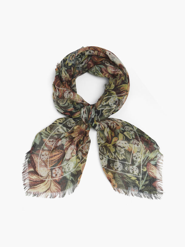 ALEXANDER MCQUEEN - Tapestry Skull Foulard - Item 8386204646Q5769